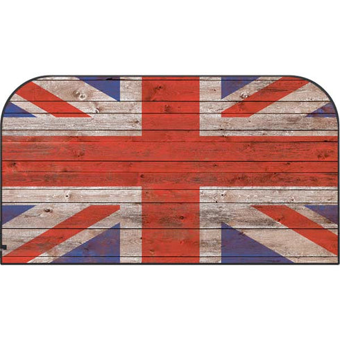 United Kingdom Flag Dark Wood Nintendo Switch 2 (2025) with Joy-Con Skin